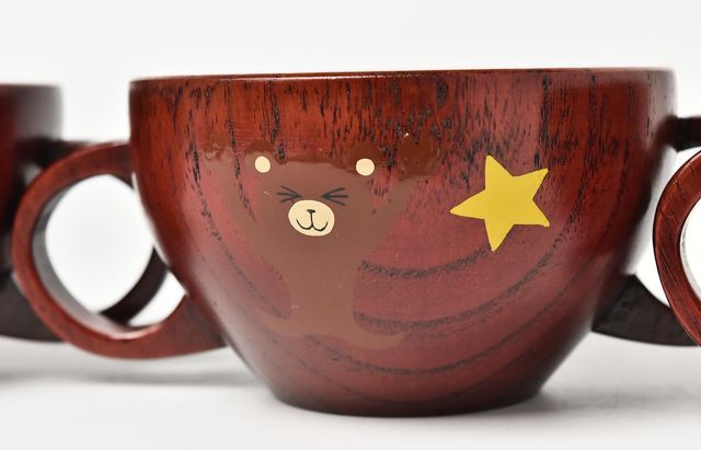 花田 K3.3両手カップ茜 くま ｜ MOAS Kids モアスキッズ 暮らしの