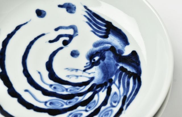 岩永浩 鳳凰丸文5寸皿 ｜ 暮らしのうつわ花田 和食器 通販