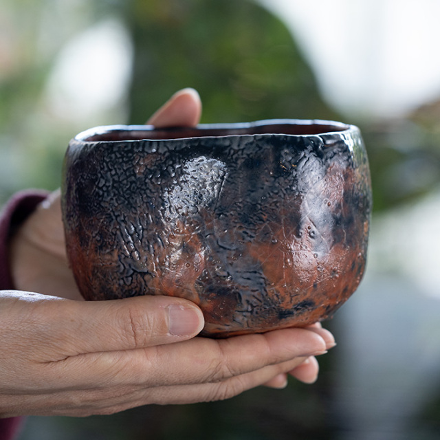 抹茶碗 | 紅志野茶碗 (TH-059) 作家「林健人」