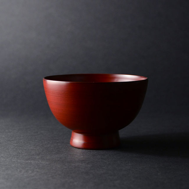 漆器 能登飯碗(赤) 作家「赤木明登」