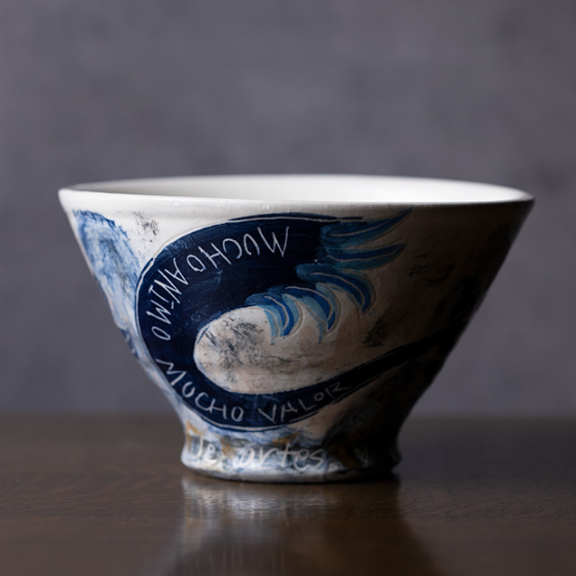 丼 | 染付龍のどんぶり (BY-428) 作家「吉岡萬理」