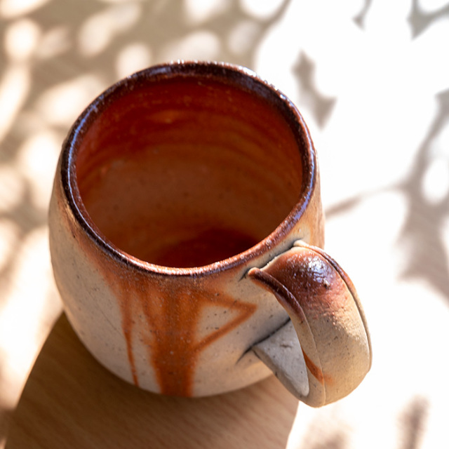 備前焼緋襷MUG CUP（CR-063） 作家「クリストファーレイヴェンホール」