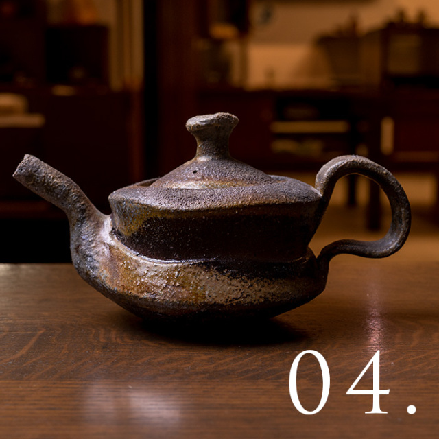 備前焼TEAPOT（CR-061） 作家「クリストファーレイヴェンホール」