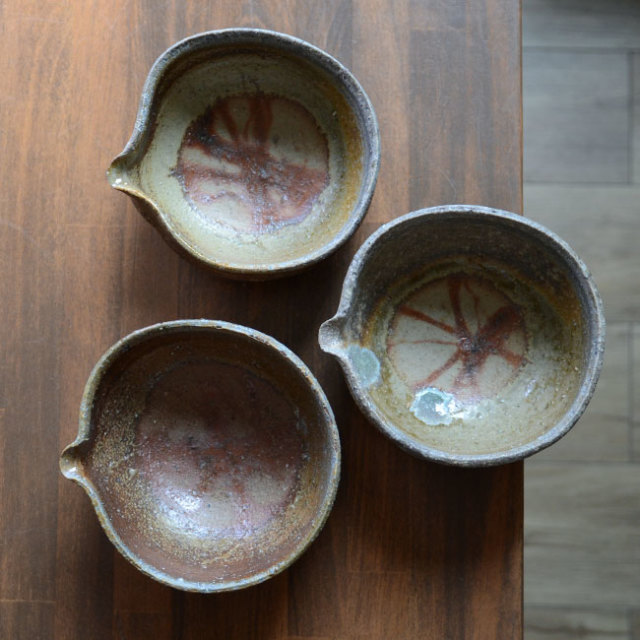 備前焼片口五寸深鉢（CR-027） 作家「クリストファーレイヴェンホール」