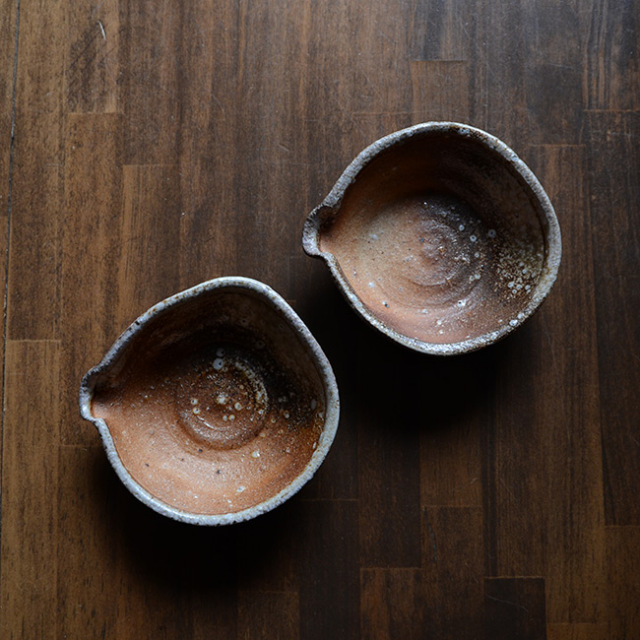 信楽焼締片口小鉢 作家「藤本秀」