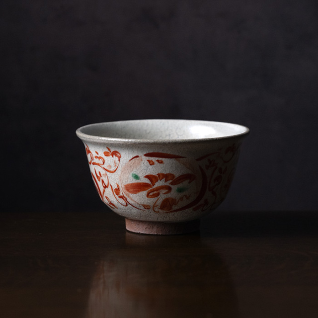 ご飯茶碗 | 粉引赤絵飯碗（KIA-150） 作家「荒木漢一」