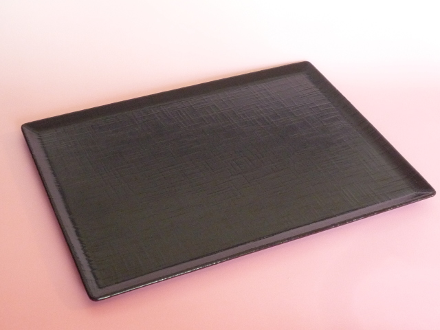 輪島漆塗り 毎日使う長方形のお盆 3色から選べます