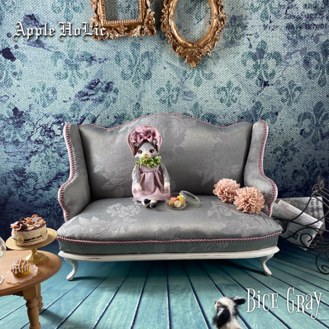 アップルホリックのドール チェア 【 ビーチェ グレイ Bice Gray