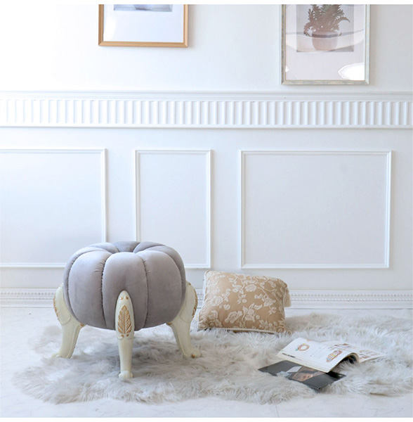 パンプキンスツール かぼちゃ チェア オットマン おしゃれ 輸入家具