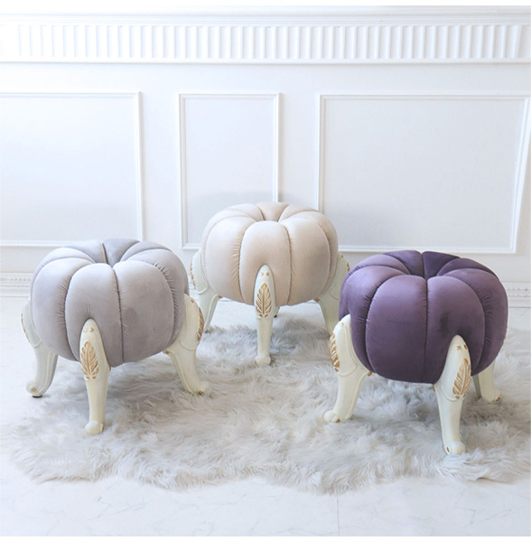 パンプキンスツール かぼちゃ チェア オットマン おしゃれ 輸入家具