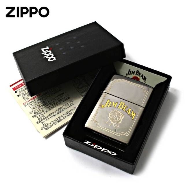 Zippo ジッポー ジムビーム 酒 ロゴ シール Jim Beam Seal ブラック