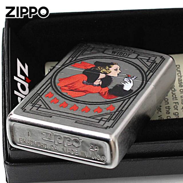 Zippo ジッポー ウインディ ガール Windy Girl アメリカ加工