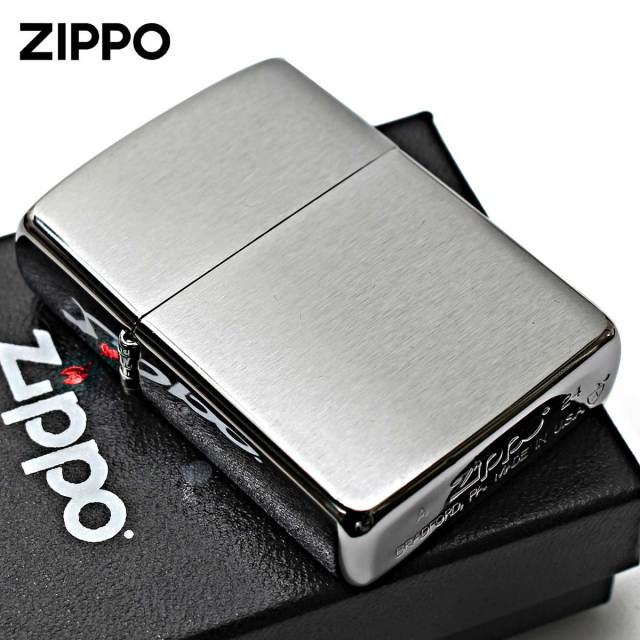 Zippo ジッポー アーマー 無地 シルバー つや消し ブラッシュド