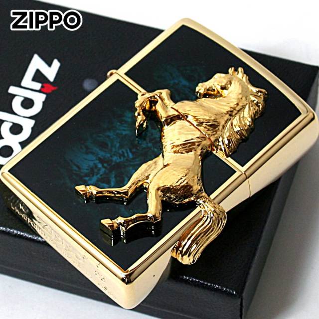 Zippo ジッポー 馬 ホース 2面連続メタル ウイニング ウィニー