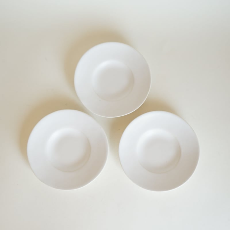 安藤雅信】オランダ皿 SS（白マット釉） | ギャルリ百草 online store