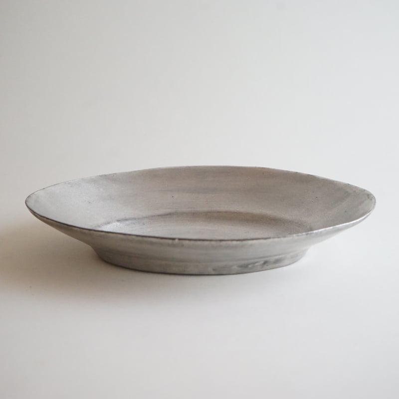 安藤雅信】銀彩ピュータープラター深皿 M | ギャルリ百草 online store