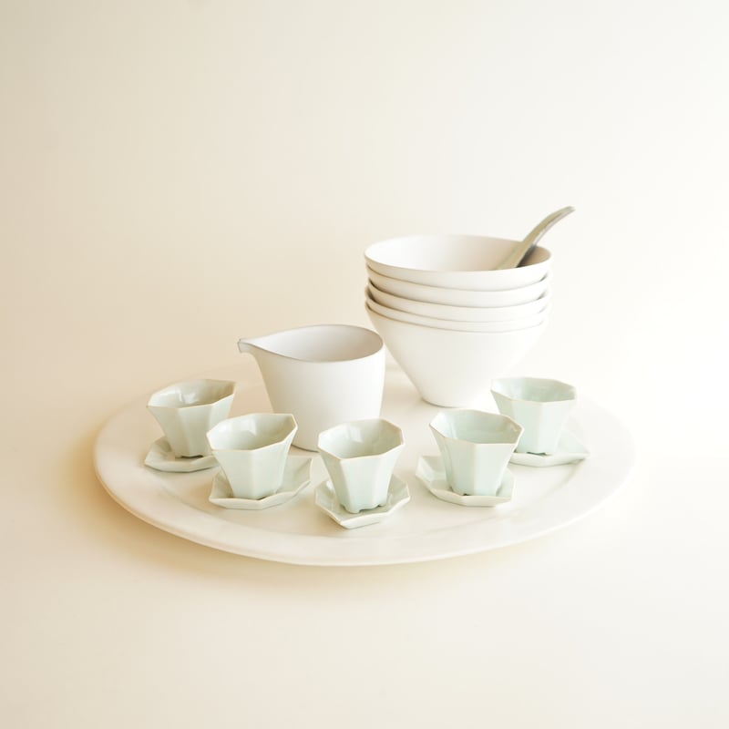 安藤雅信】取分鉢 L（白マット釉） | ギャルリ百草 online store