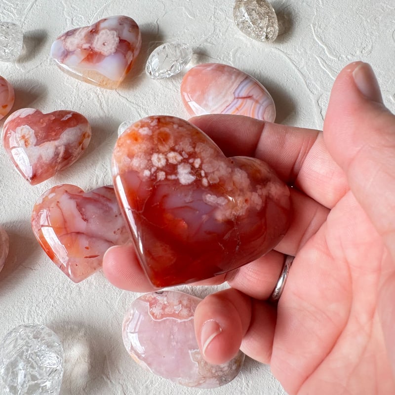 エールを送る石カーネリアン＆桜瑪瑙 前に進むあなたへ | Studio Kururi