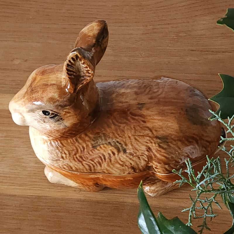 ウサギのテリーヌポット | リボンときどきネコ