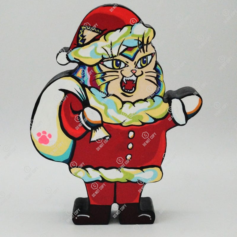 サンタにゃん 赤/青 | Art N&A