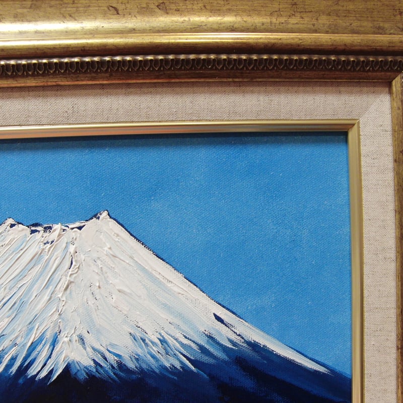 ≪国美協≫TOMOYUKI・友之、『富士山(春)』、油彩画、F6号：40,9×31