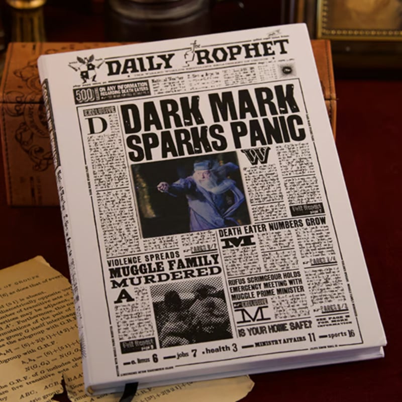 ハリーポッター 日刊預言者新聞 ノート ダンブルドア/ ヴォルデモート