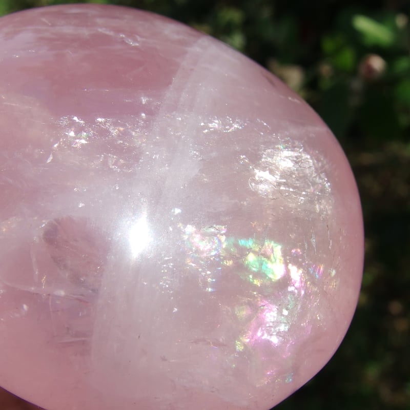 ローズクォーツ（虹入り） | Crystal Light