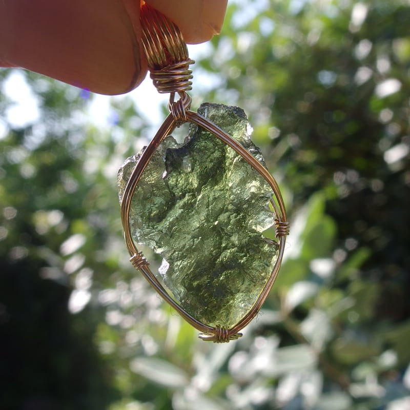 モルダバイト（ペンダントトップ） | Crystal Light