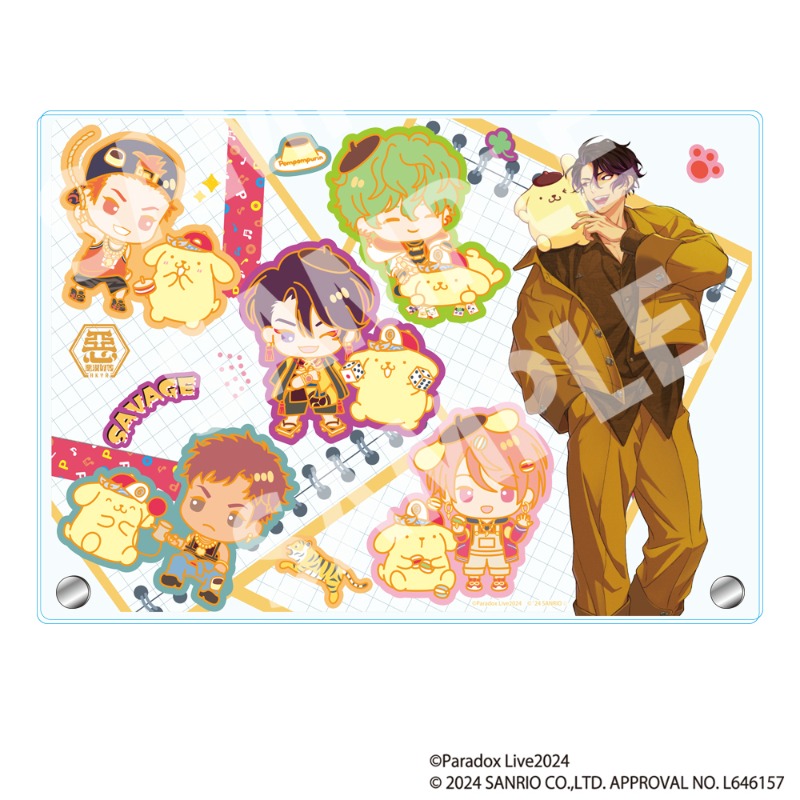 Paradox Live × Sanrio characters アクリルアートパネル 悪漢奴等
