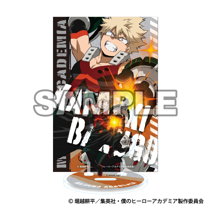 僕のヒーローアカデミア 背景ポストカード付アクリルスタンド (爆豪
