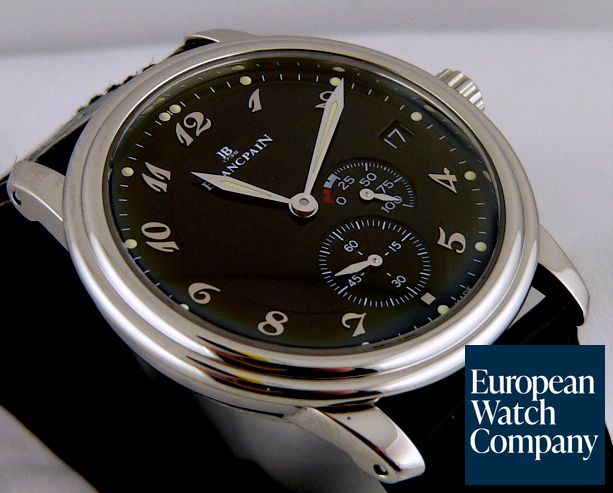 9377) Blancpain Power Reserve Steel Black Dial Ken Li | European