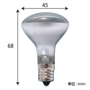 R45E17110V-40W(F) (アサヒ)｜ミニレフ電球｜白熱電球｜電材堂【公式】