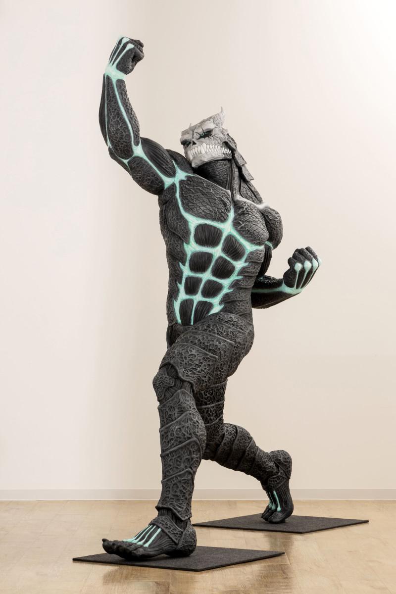 立川市とアニメ「怪獣8号」がコラボイベント 等身大フィギュアが巡回