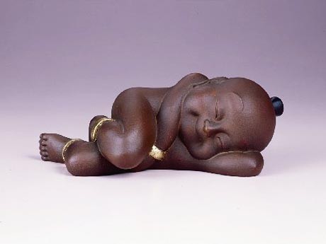 せんとくん」の彫刻家 薮内佐斗司さん、つくばの百貨店で個展開催