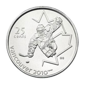 スレッジホッケー柄の25セント硬貨発行－冬季五輪シリーズ最後を飾る