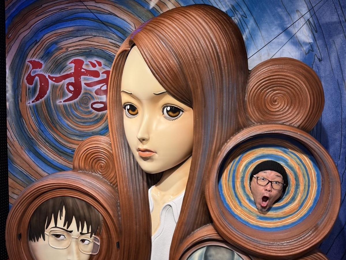 中野・墓場の画廊でホラー漫画家・伊藤潤二さん「うずまき＆ギョ