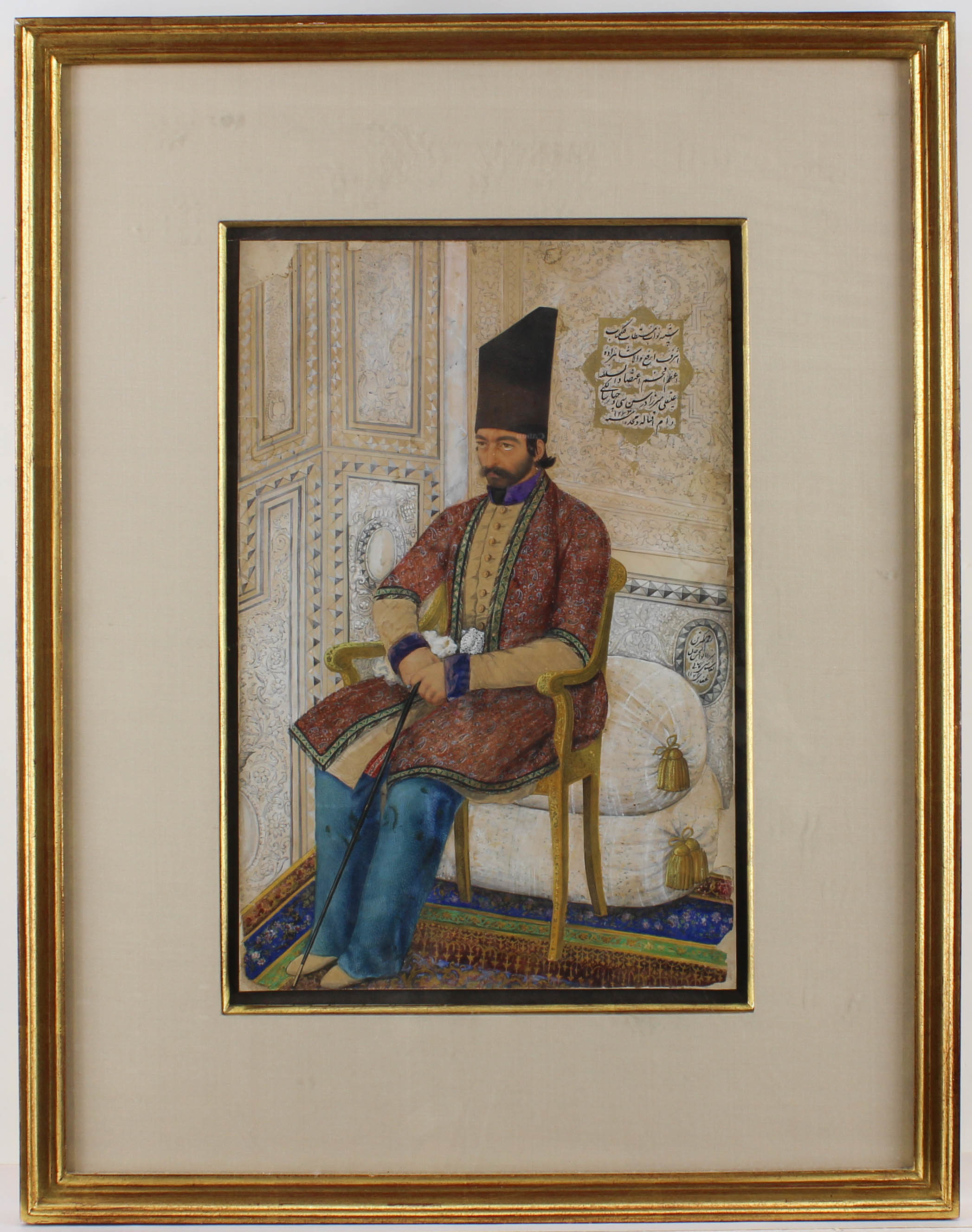 Abul Hasan Ghaffari, known as Sani' al-Mulk - Portrait of Ali Quli
