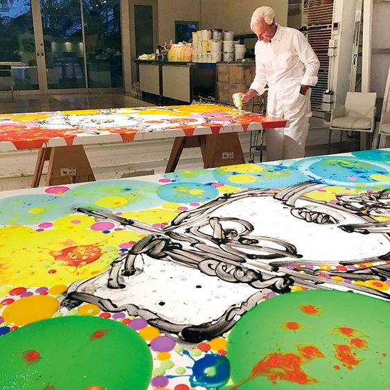 西新宿》スヌーピーを世界で唯一自由に表現できる画家 トム