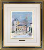 田渕俊夫「城の四季より『松江城 (夏)』」リトグラフ :: 絵画買取