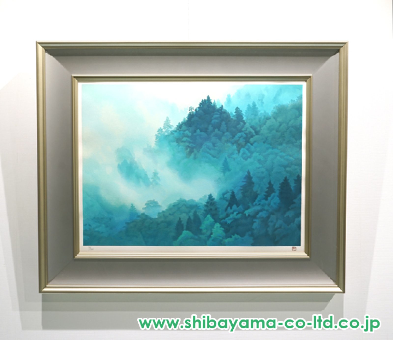 東山魁夷「雲立つ嶺」リトグラフ :: 絵画買取・販売 - シバヤマ
