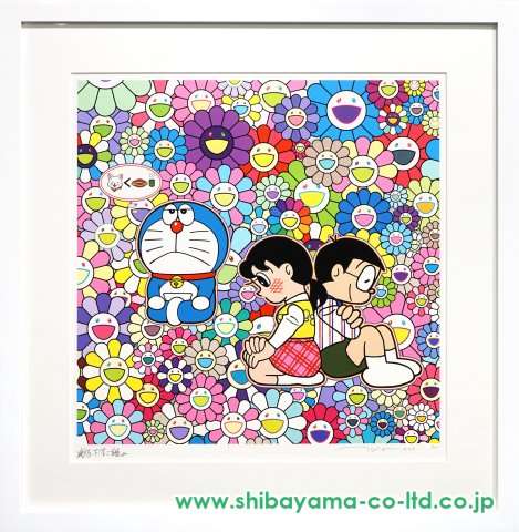 村上隆「初恋「そして我思う、今夜ディナーのことなど」」シルク