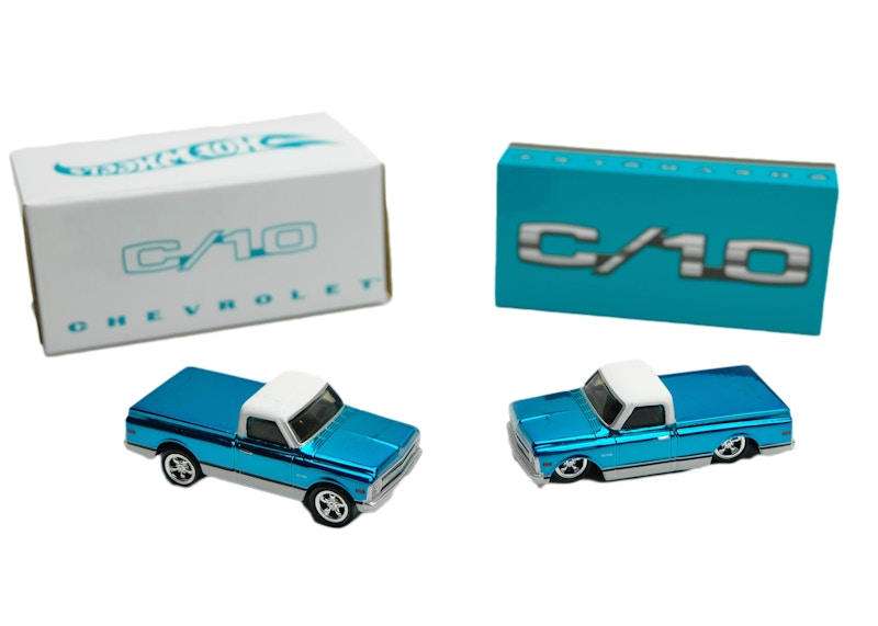 Hot Wheels RLC '69 Chevy C-10 Blue - US