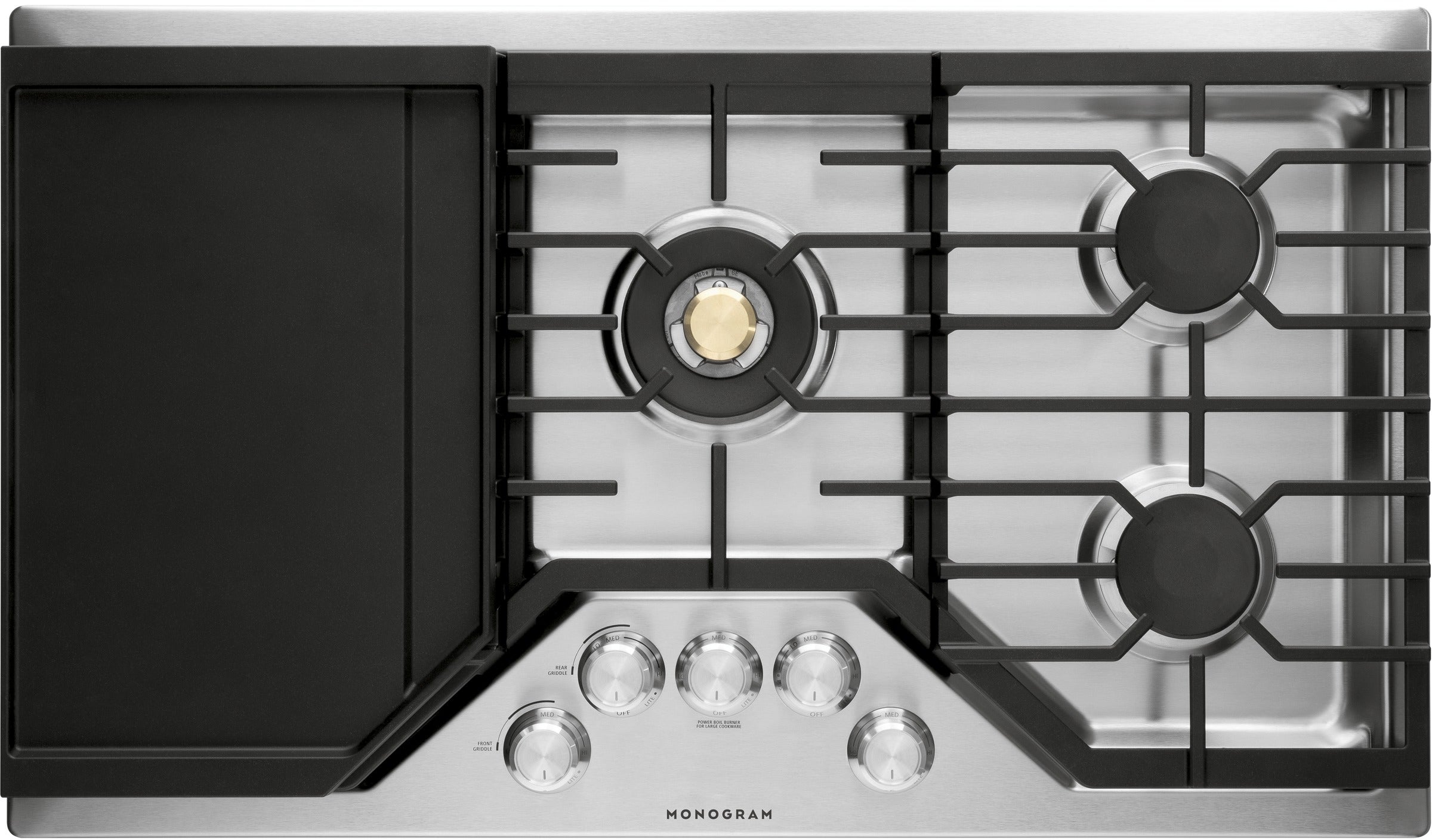 Monogram ZGU36RSLSS 36 Inch Gas Cooktop Stainless Steel