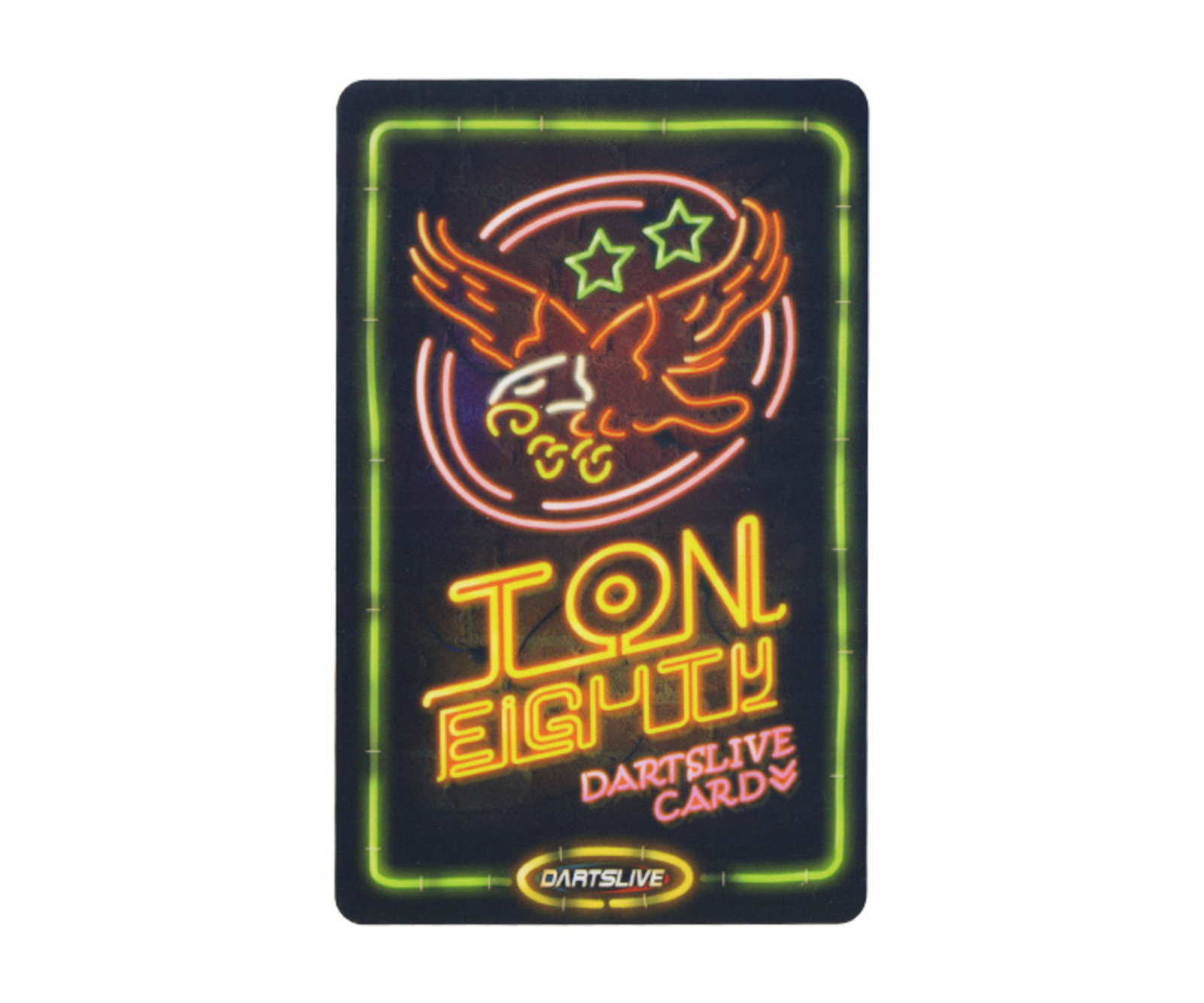 ダーツゲームカード【ダーツライブ】NO.1487 TON80｜ダーツ用品は