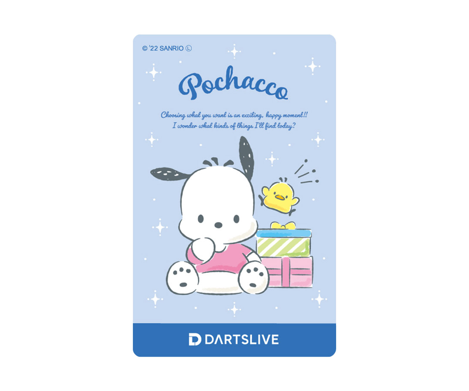 ゲームカード【ダーツライブ】ポチャッコ ピーチャンズ｜ダーツ用品は