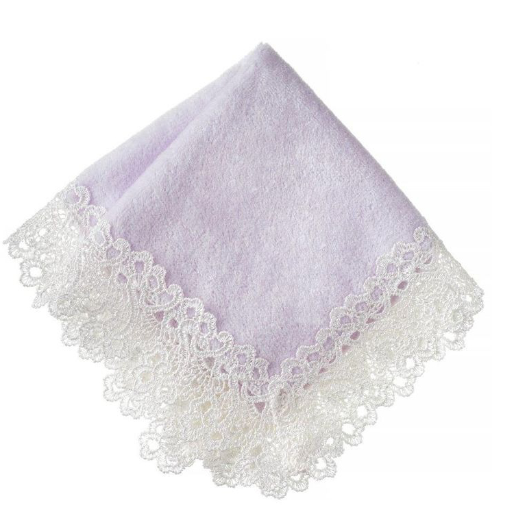 タオルハンカチ（ハートフラワー）3枚セット | 近沢レース店の