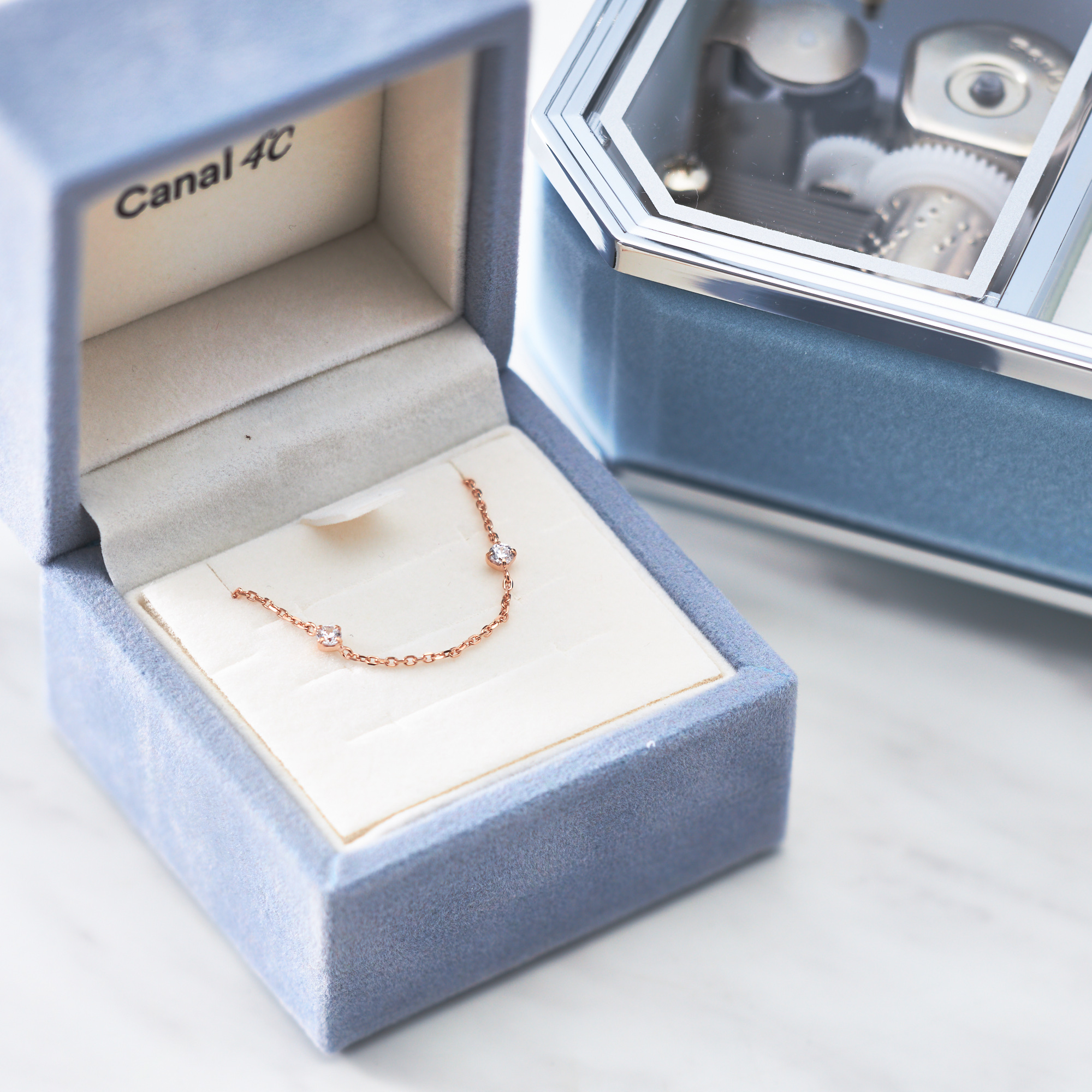 名入れ】2連ブレスレット&オルゴールケースセット | Canal4℃（カナル