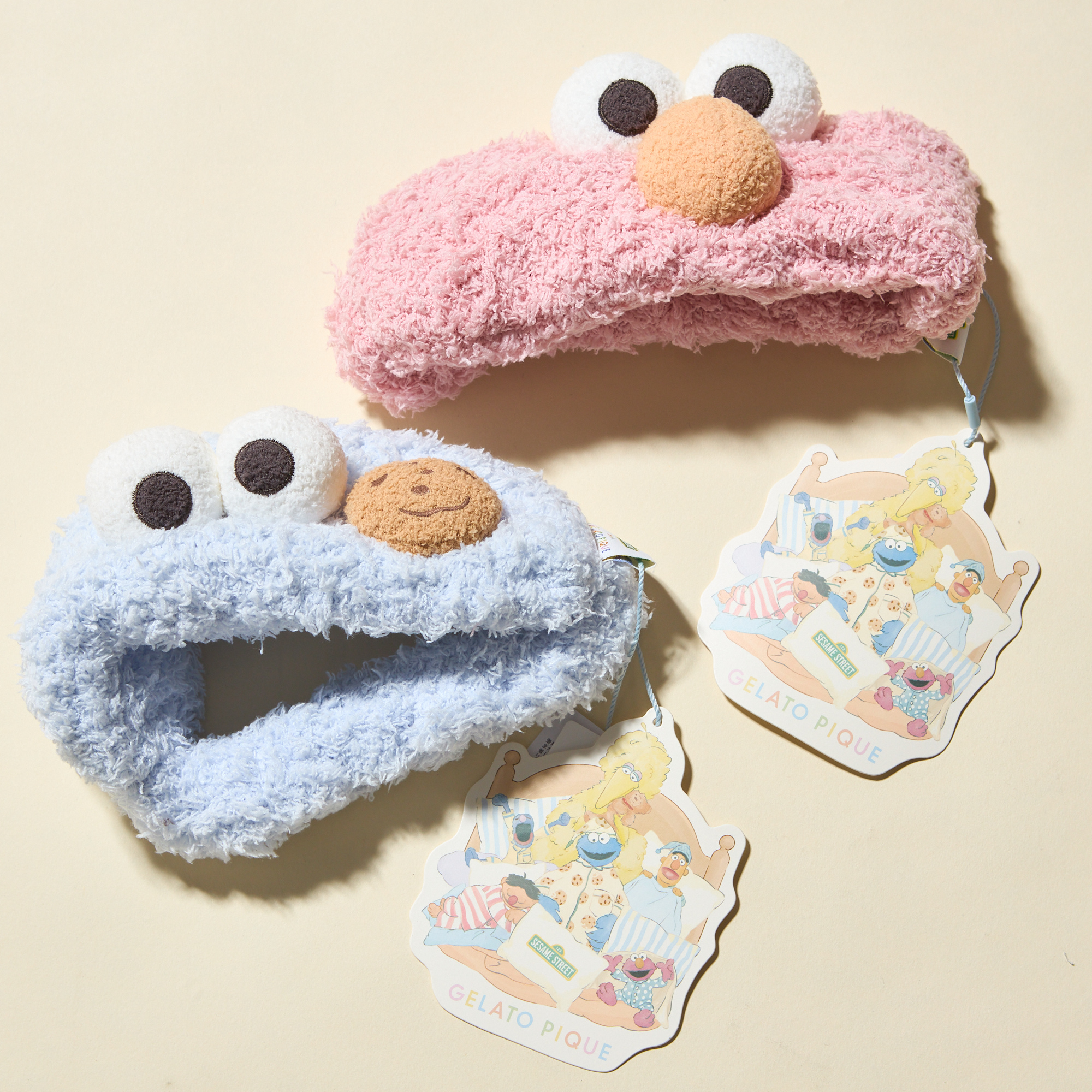 WOMEN】【SESAME STREET】エルモ・クッキーモンスター ヘアバンド