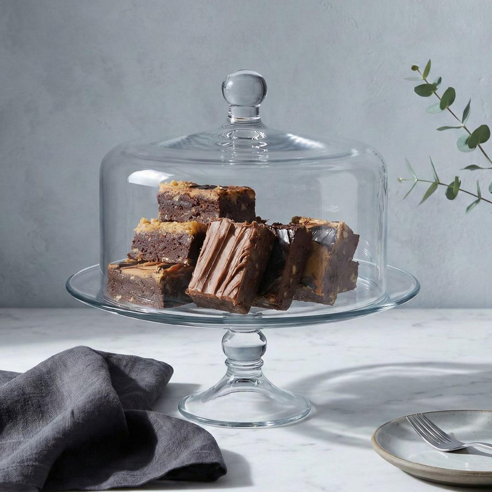 Libbey, Selene 2-Piece Cake Dome Set | Zola