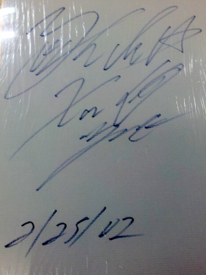 X JAPAN YOSHIKI 直筆サイン入・色紙 | ロックな古本屋ブログ